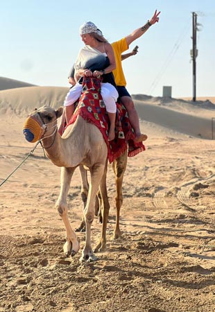 camel ride camp activity
