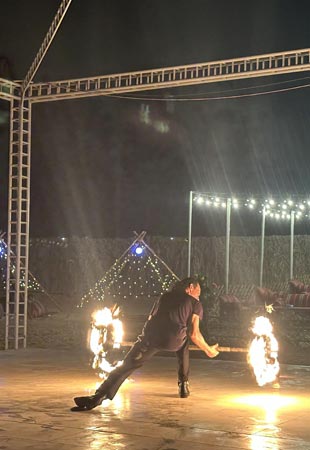 Fire Show camp activity