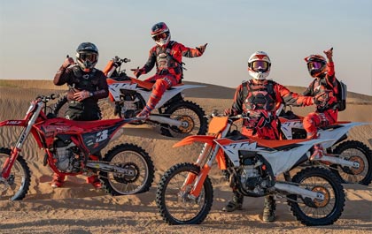 Desert Motor Bike Tour Abu Dhabi