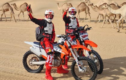 Desert Motor Bike Tour Abu Dhabi