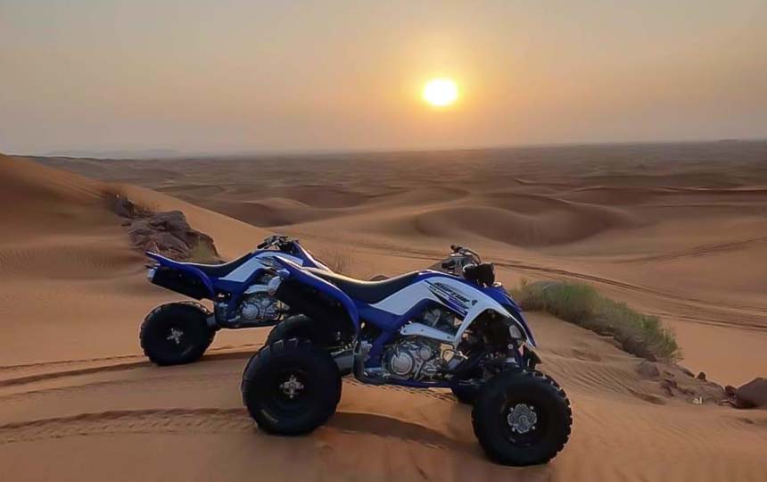 Sunset Quad Bike Safari Abu Dhabi - 4x4 Tour