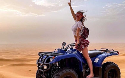 Sunset Quad Bike Safari Abu Dhabi - 4x4 Tour