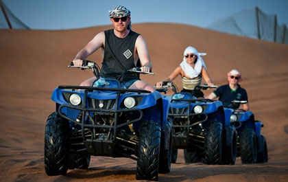Sunset Quad Bike Safari Abu Dhabi - 4x4 Tour